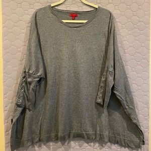 Jennifer Lopez L/XL grey top